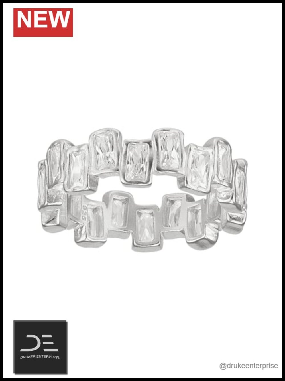 Silpada The Little Things CZ Ring Sterling Silver Size 9